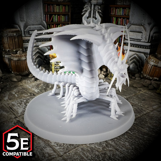 The highest quality, reasonably priced 28mm scale Remorhaz miniatures for Dungeons & Dragons, Pathfinder, GURPS, and other TTRPGS!