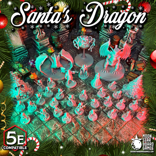Santa's Dragon - 27pc - CHRISTMAS ADVENTURE PACK