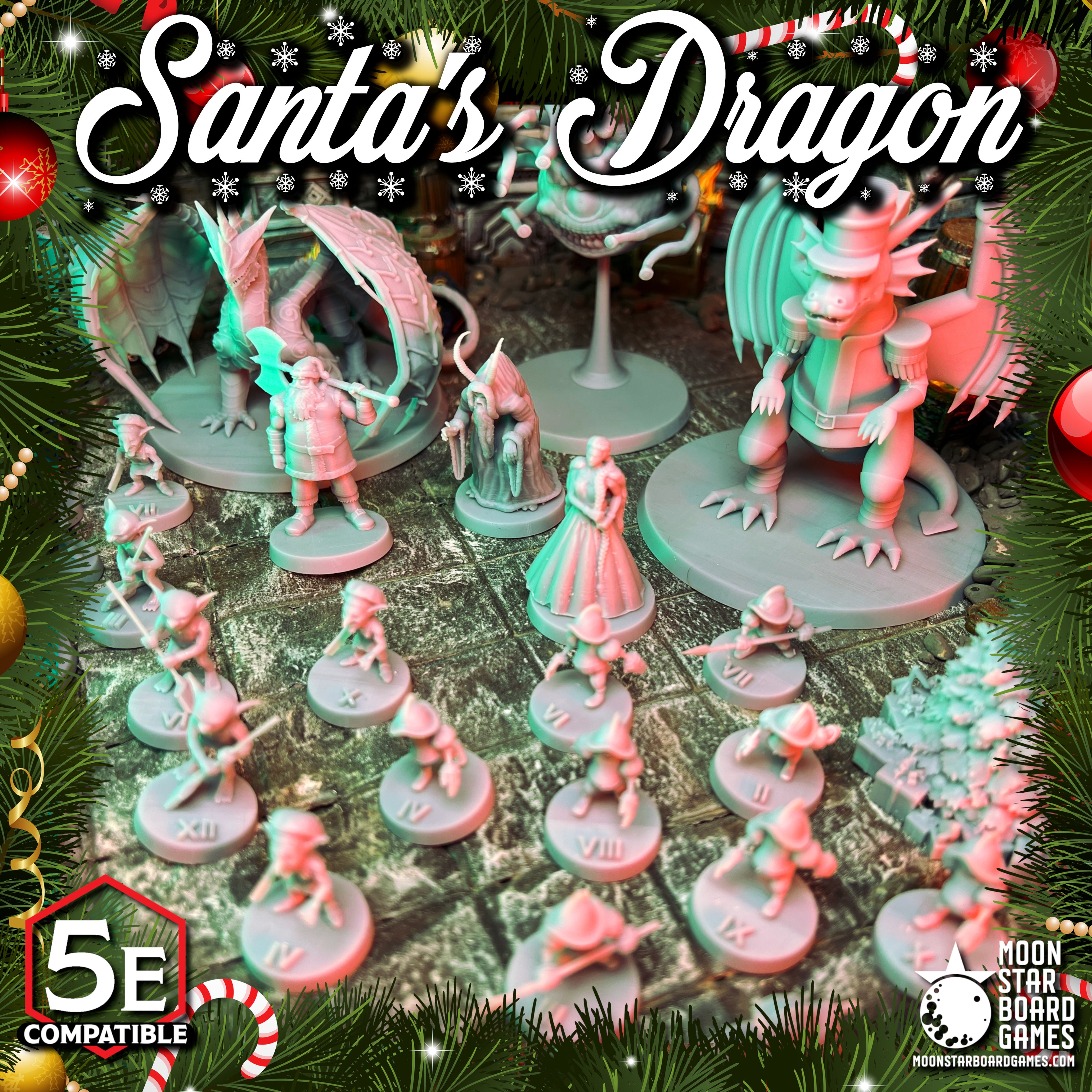 Santa's Dragon - 27pc - CHRISTMAS ADVENTURE PACK