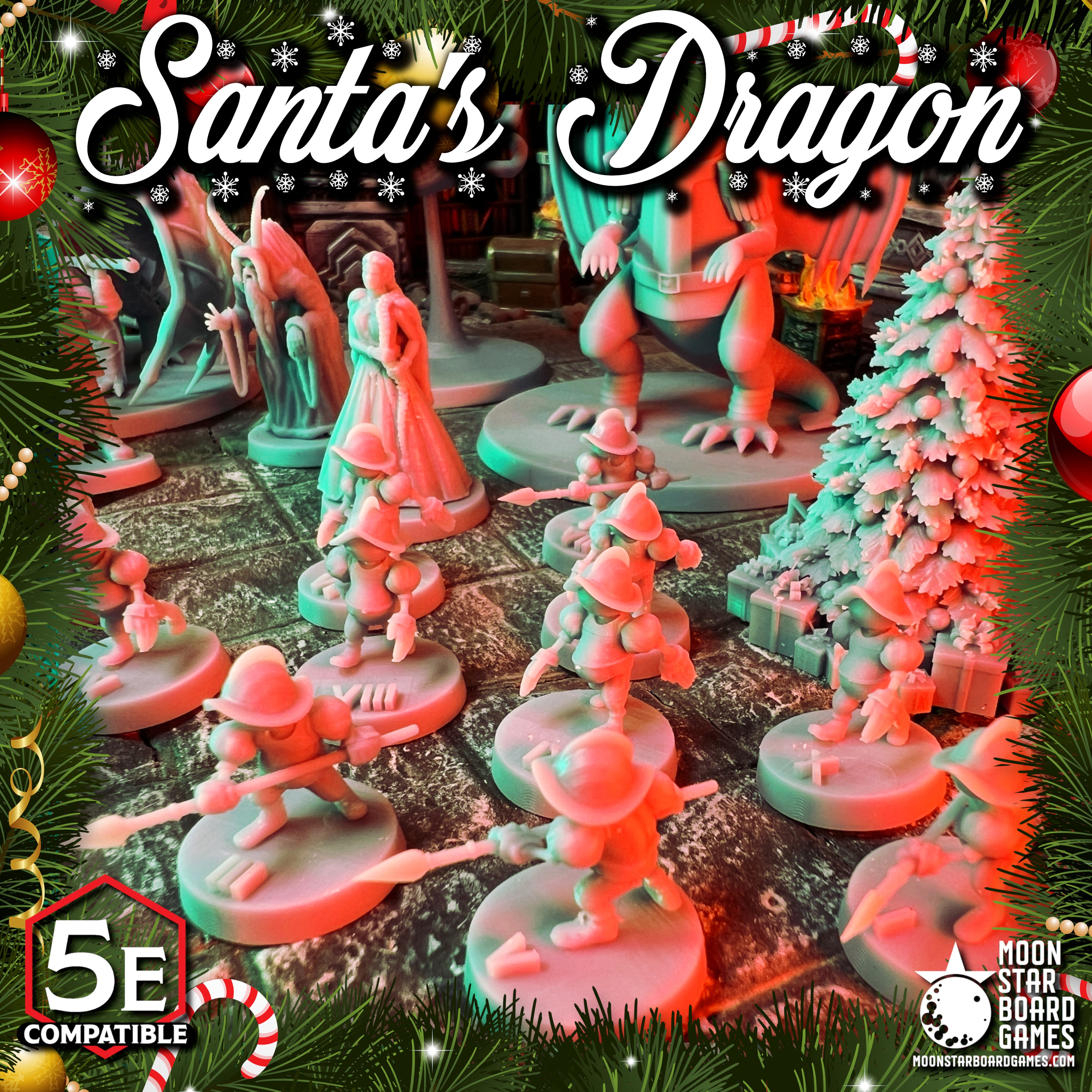 Santa's Dragon - 27pc - CHRISTMAS ADVENTURE PACK