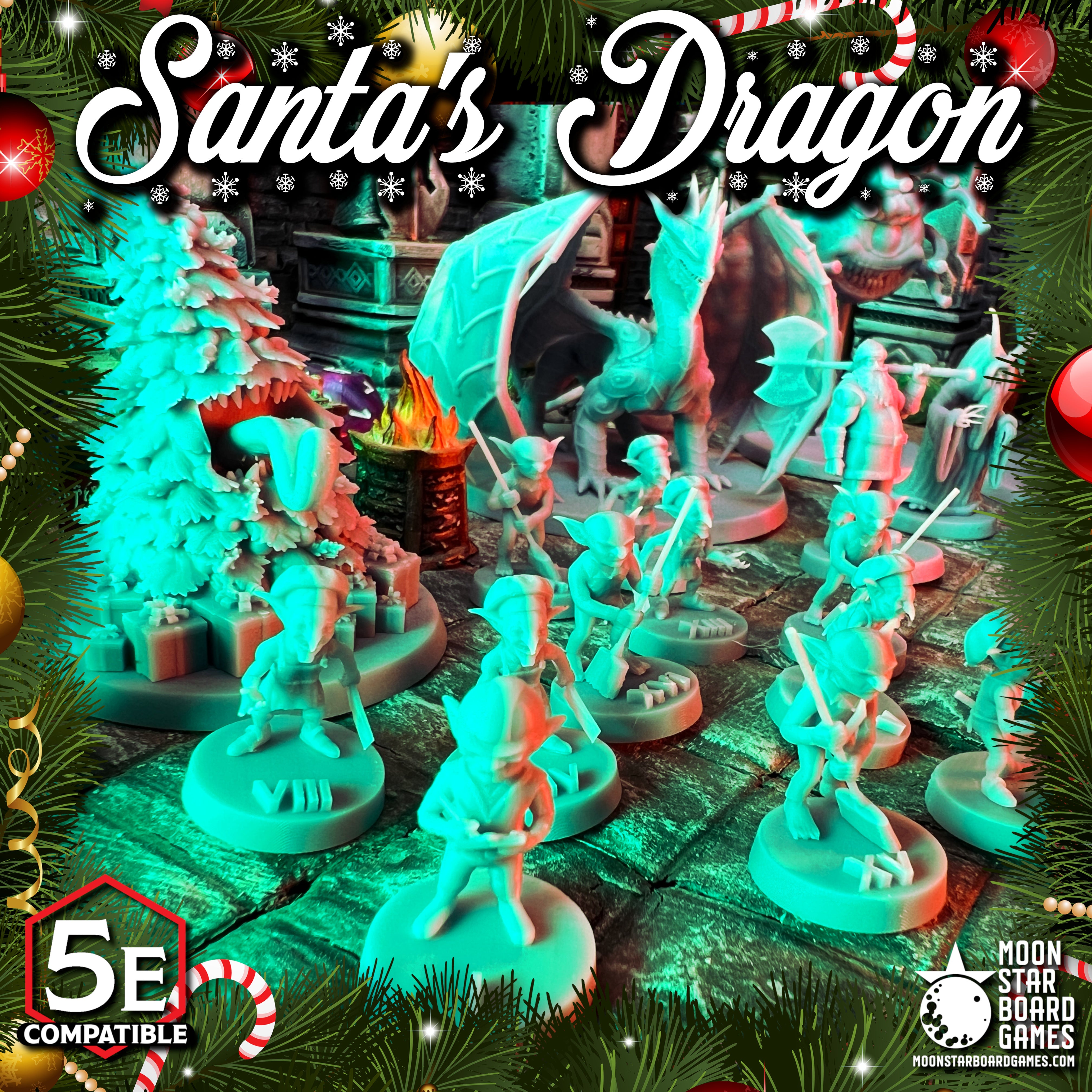 Santa's Dragon - 27pc - CHRISTMAS ADVENTURE PACK