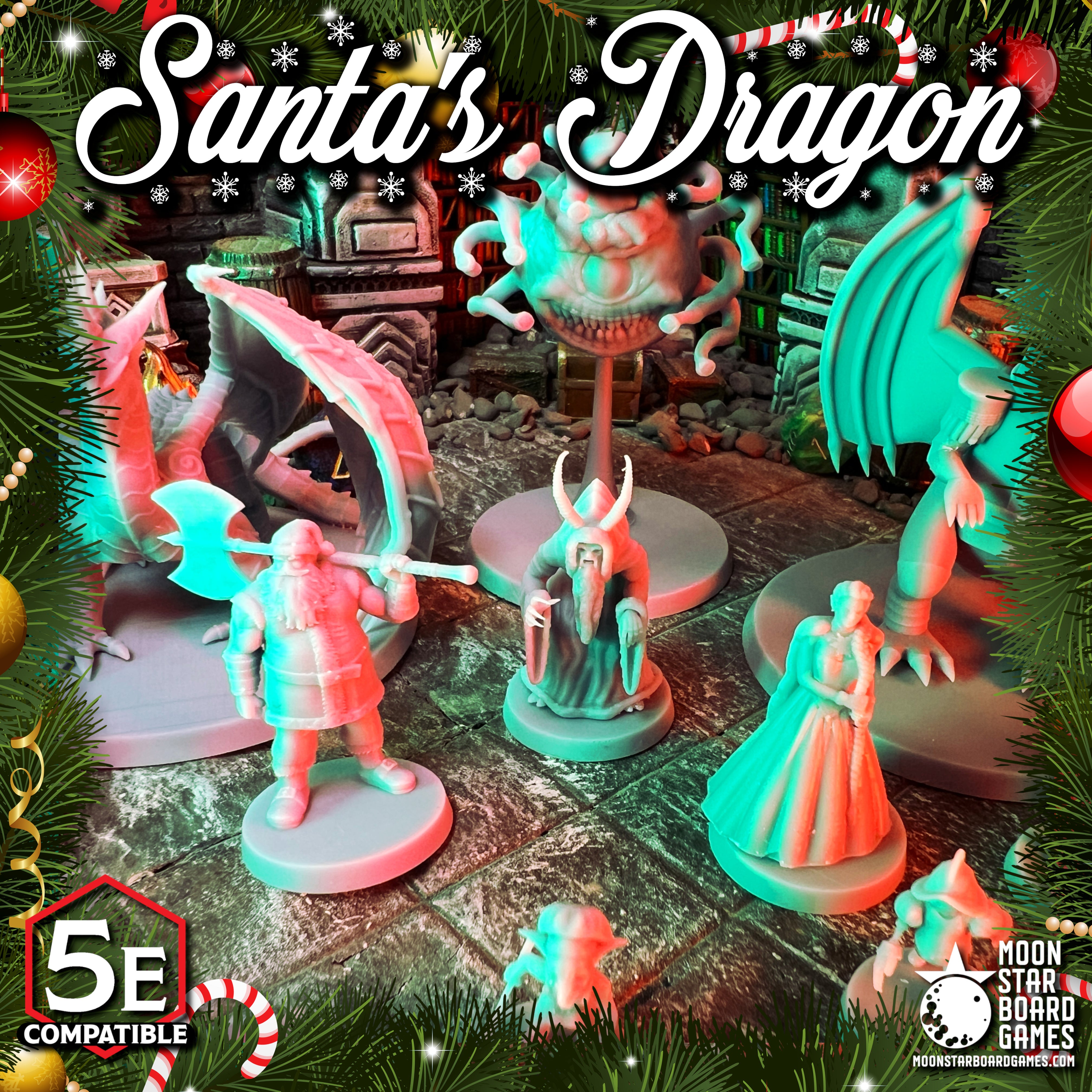 Santa's Dragon - 27pc - CHRISTMAS ADVENTURE PACK