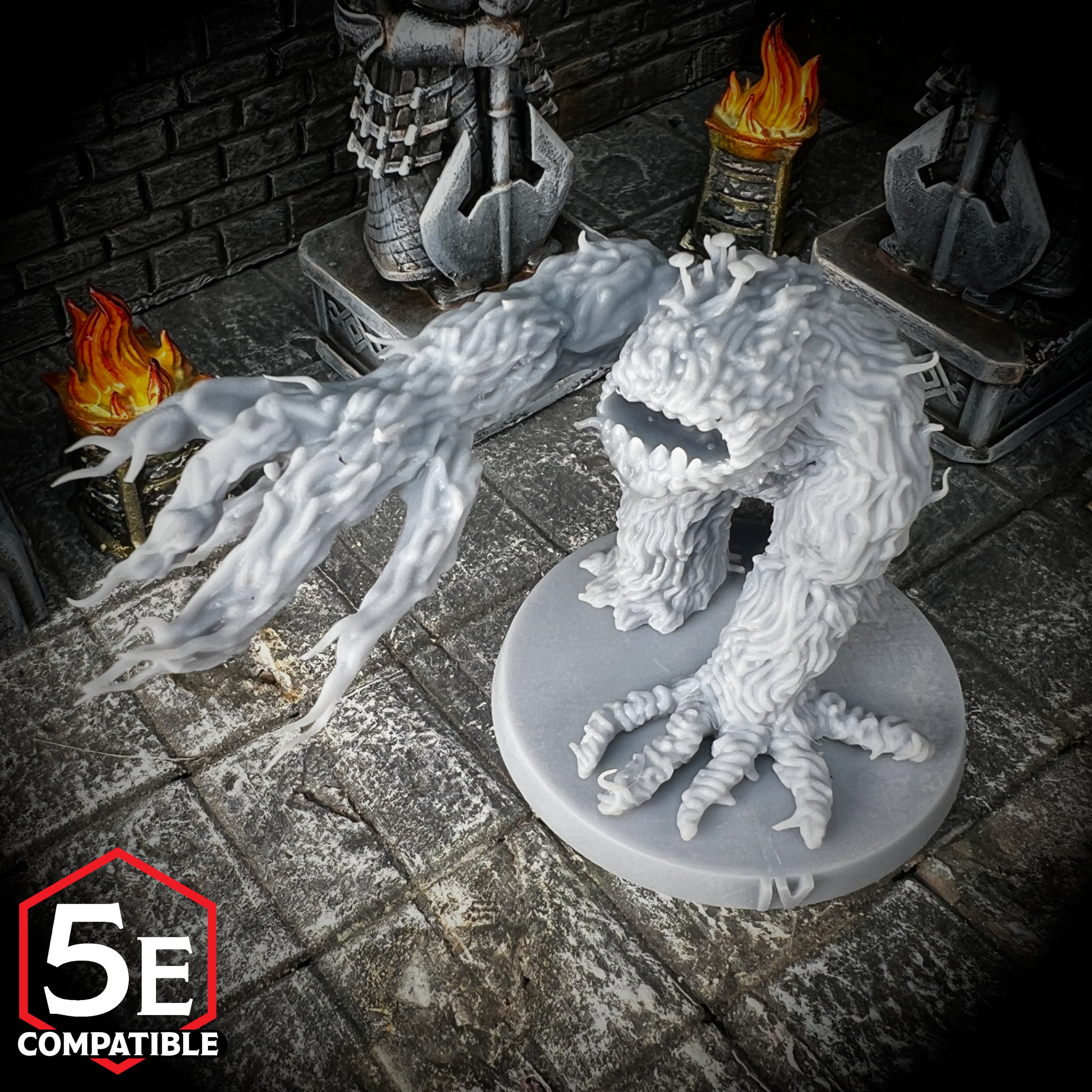 The highest quality, reasonably priced 28mm scale Shambling Mound miniatures for Dungeons & Dragons, Pathfinder, GURPS, and other TTRPGS!