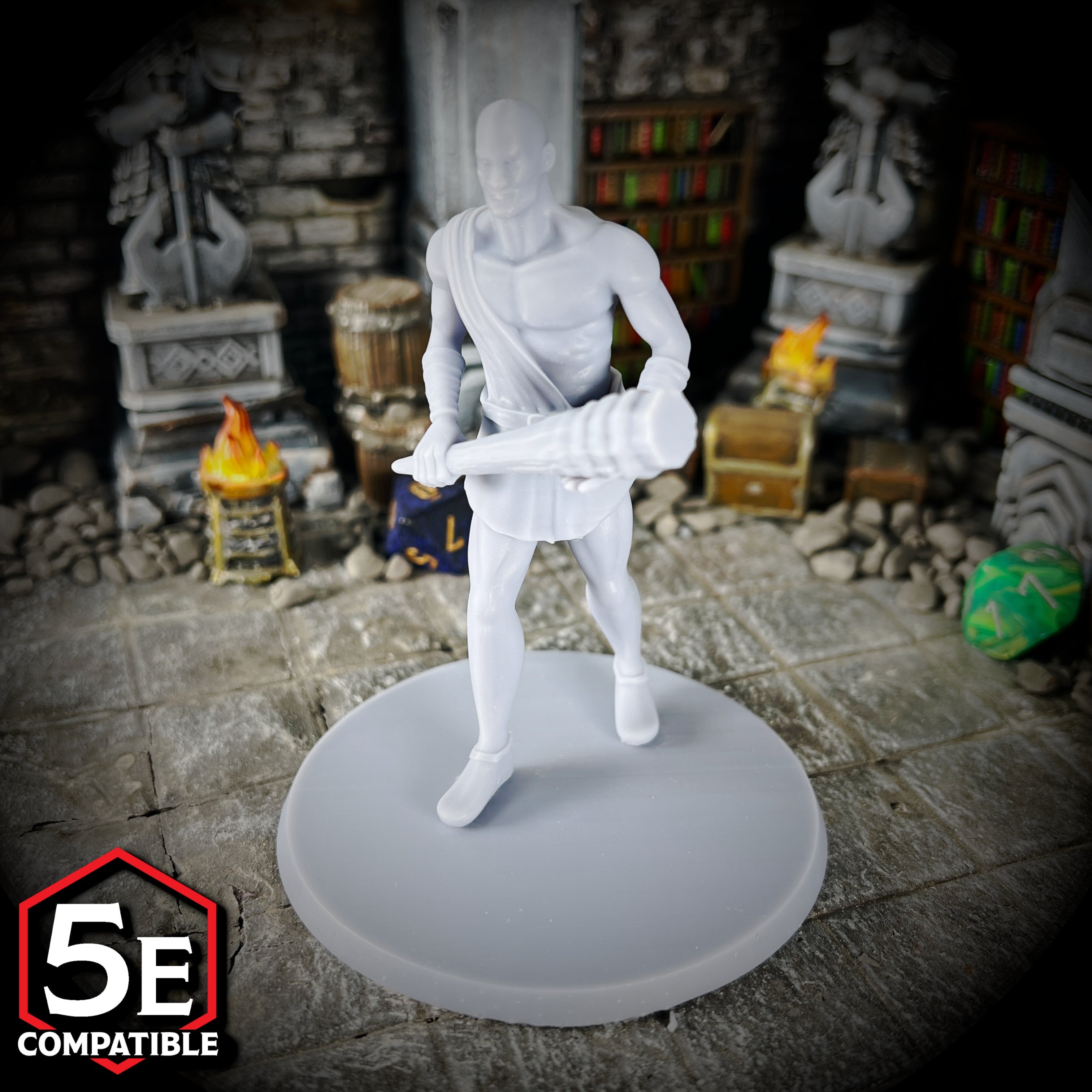 The highest quality, reasonably priced 28mm scale Stone Giant miniatures for Dungeons & Dragons, Pathfinder, GURPS, and other TTRPGS!