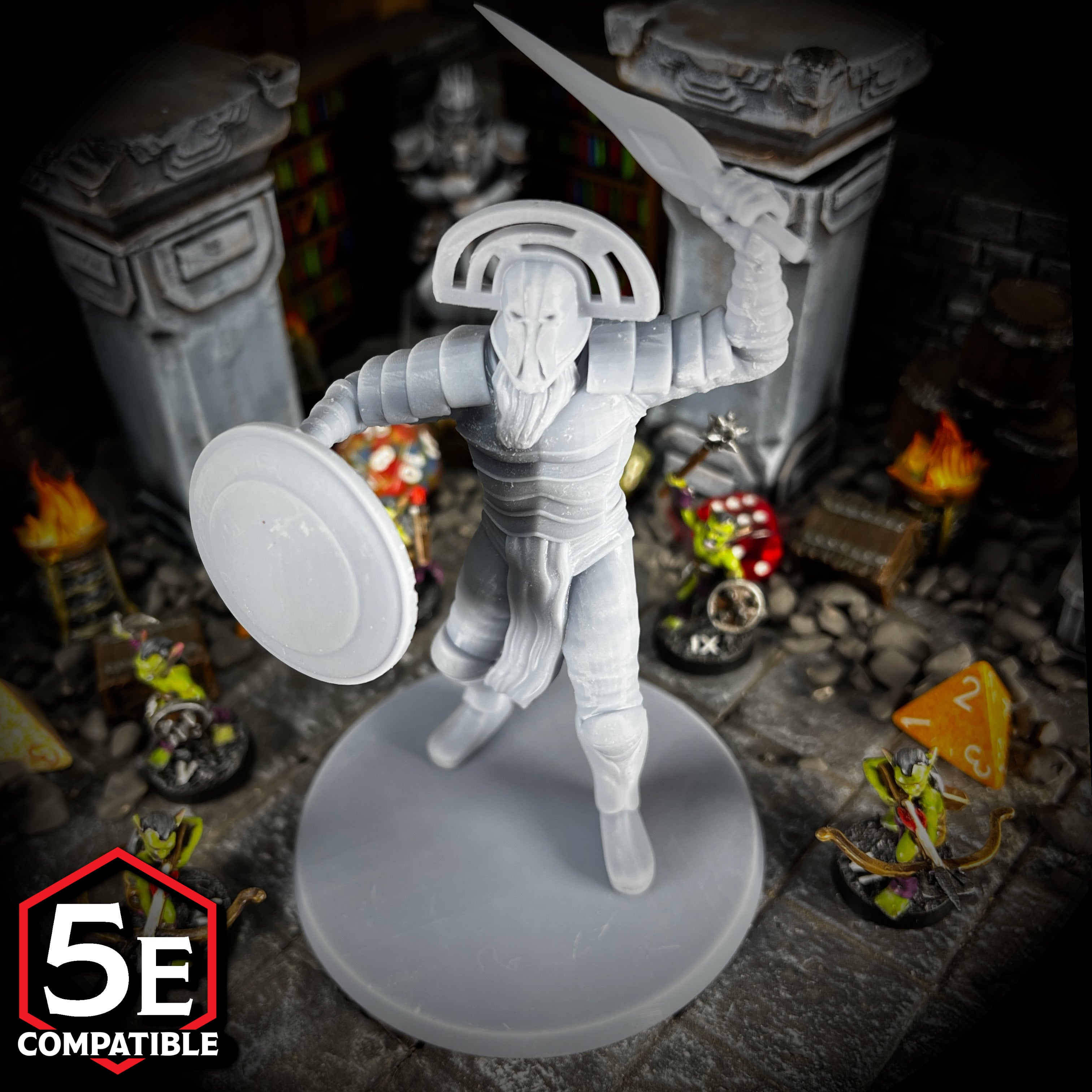 The highest quality, reasonably priced 28mm scale Storm Giant Male miniatures for Dungeons & Dragons, Pathfinder, GURPS, and other TTRPGS!