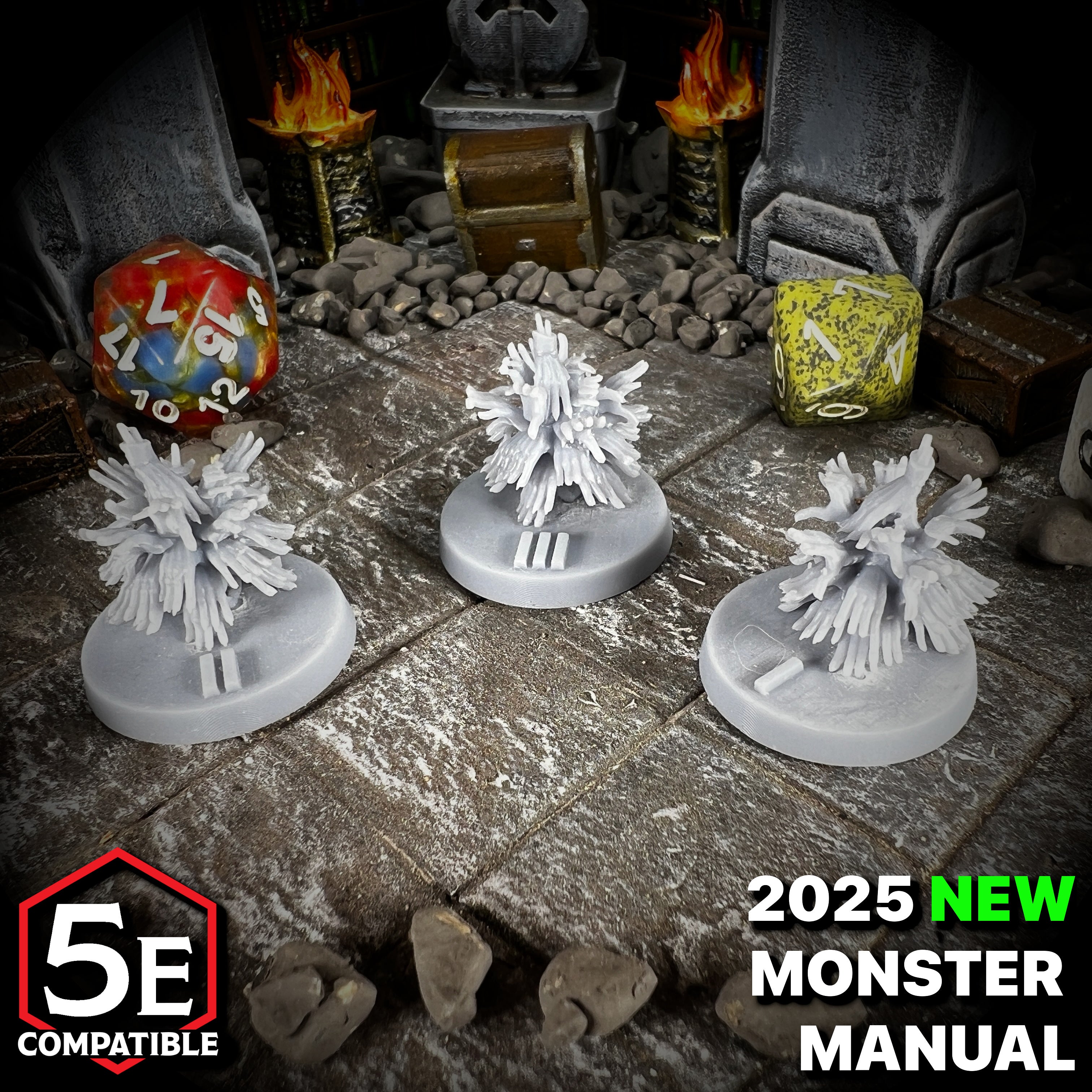 The highest quality, reasonably priced 28mm scale Swarm of Crawling Claws miniatures for Dungeons & Dragons, Pathfinder, GURPS, and other TTRPGS!