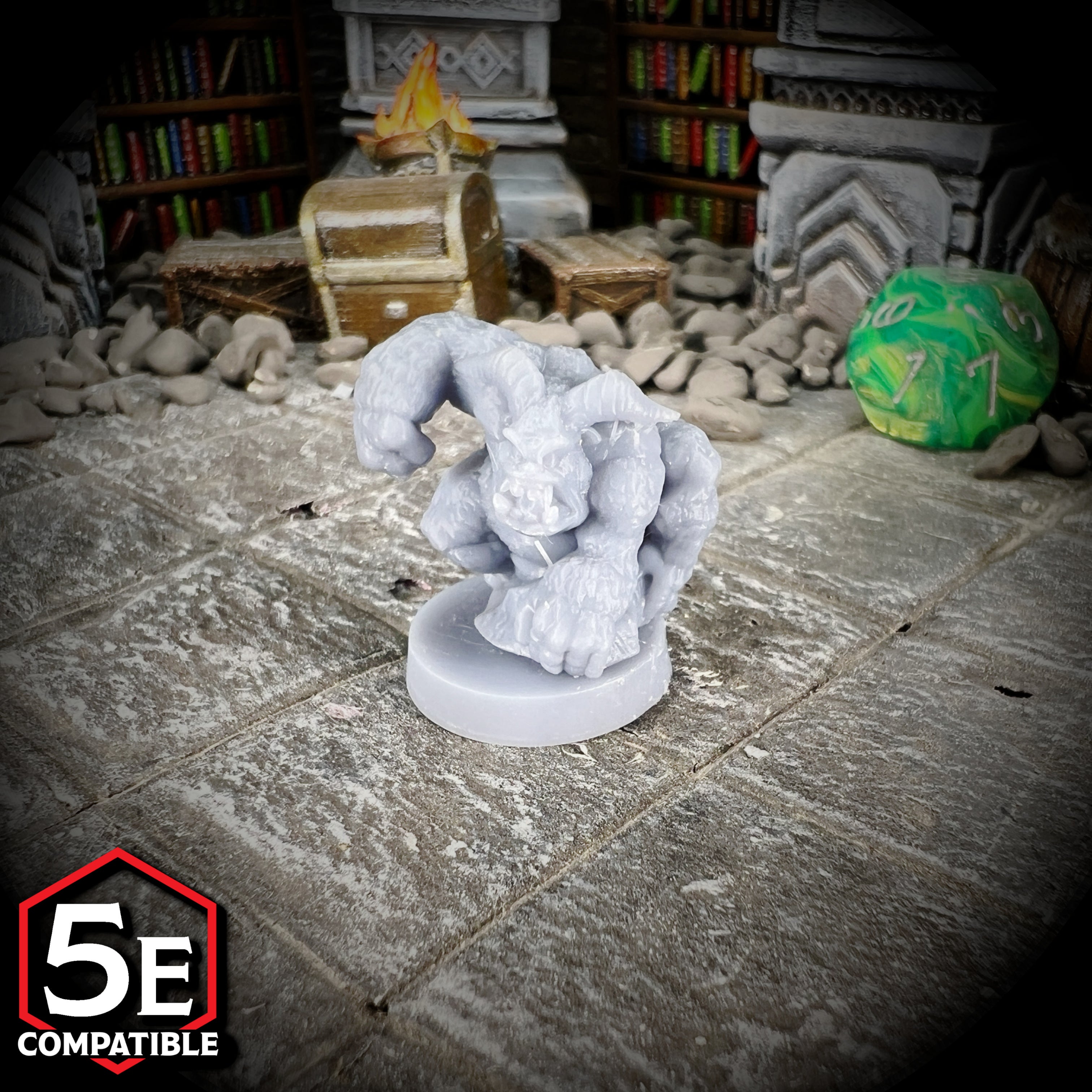 The highest quality, reasonably priced 28mm scale Yeti Tyke miniatures for Dungeons & Dragons, Pathfinder, GURPS, and other TTRPGS!
