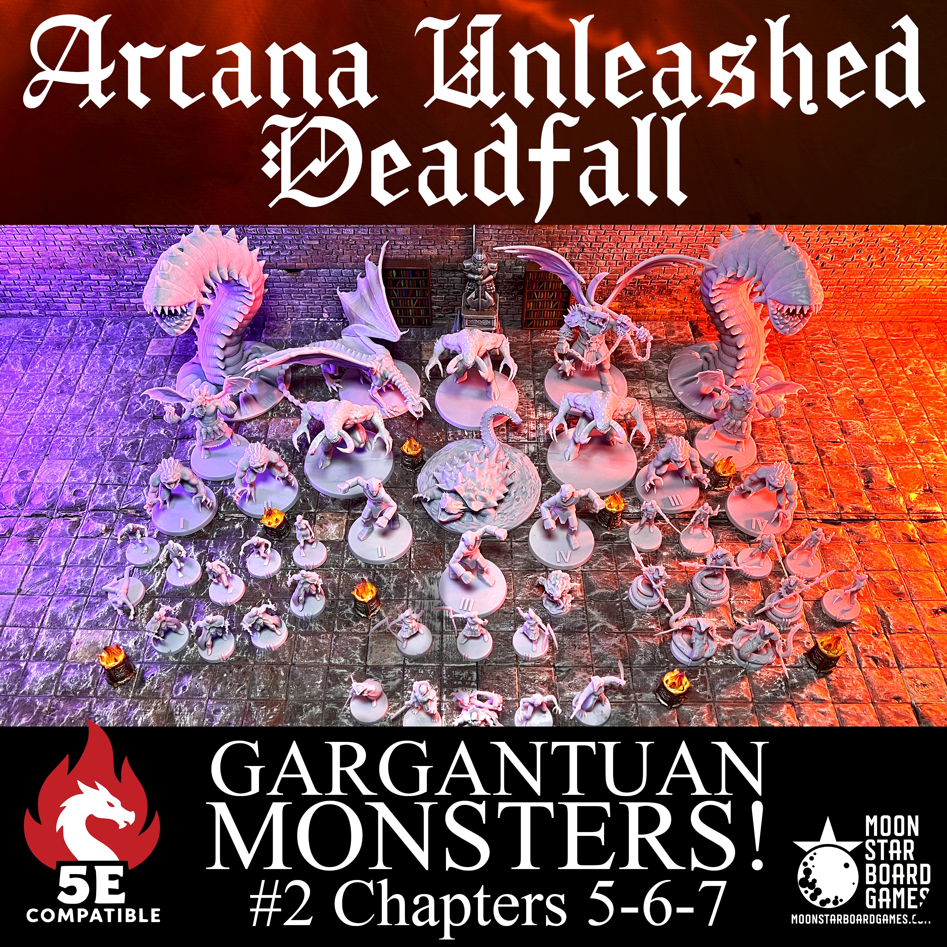 Arcana Unleashed : Deadfall - Pt2 - 46pc - COMPLETE ADVENTURE