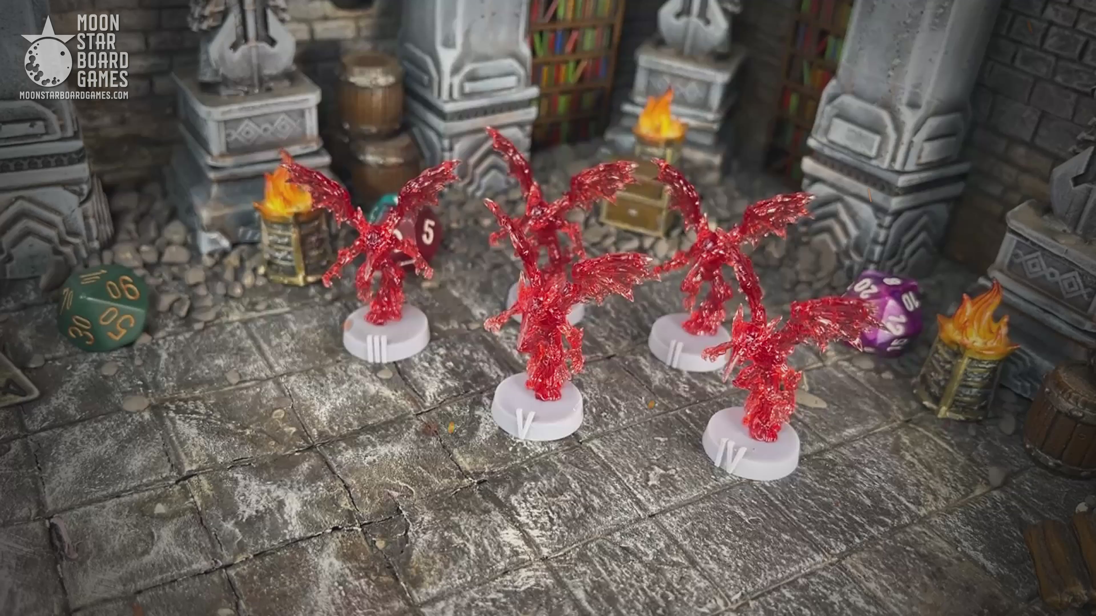 Magmin - 28mm 32mm DND Miniatures D&D Minis Dungeons and Dragons