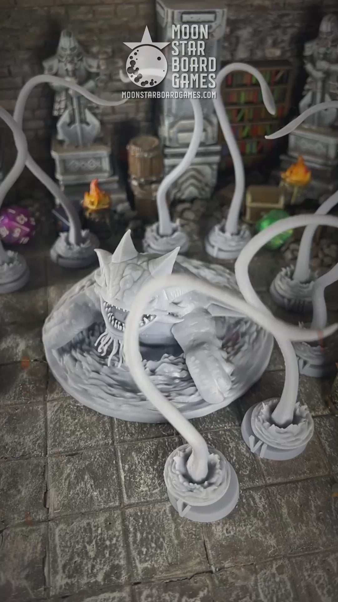 Kraken - Ghaluzesh - 28mm 32mm DND Miniatures D&D Minis Dungeons and Dragons