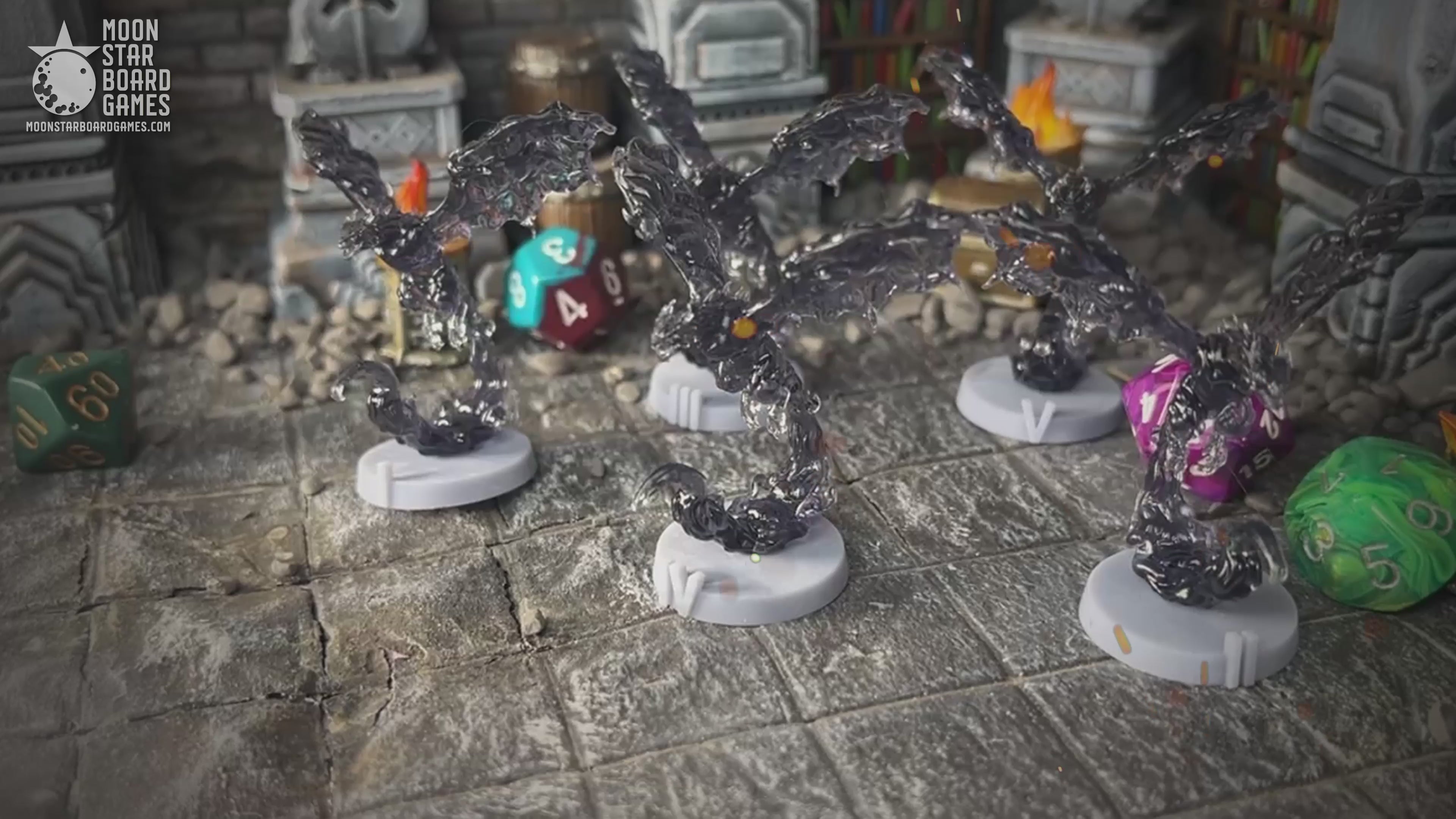 Fume Drake - 28mm 32mm DND Miniatures D&D Minis Dungeons and Dragons