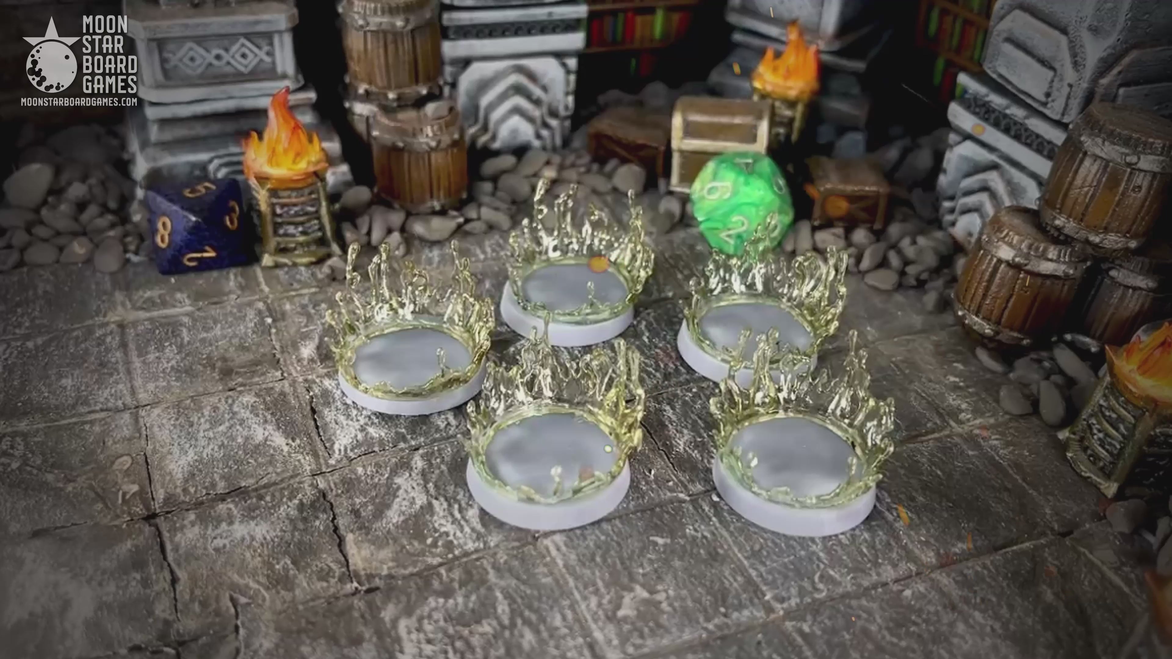 Swamp Water AccuBASE - 28mm 32mm DND Miniatures D&D Minis Dungeons and Dragons