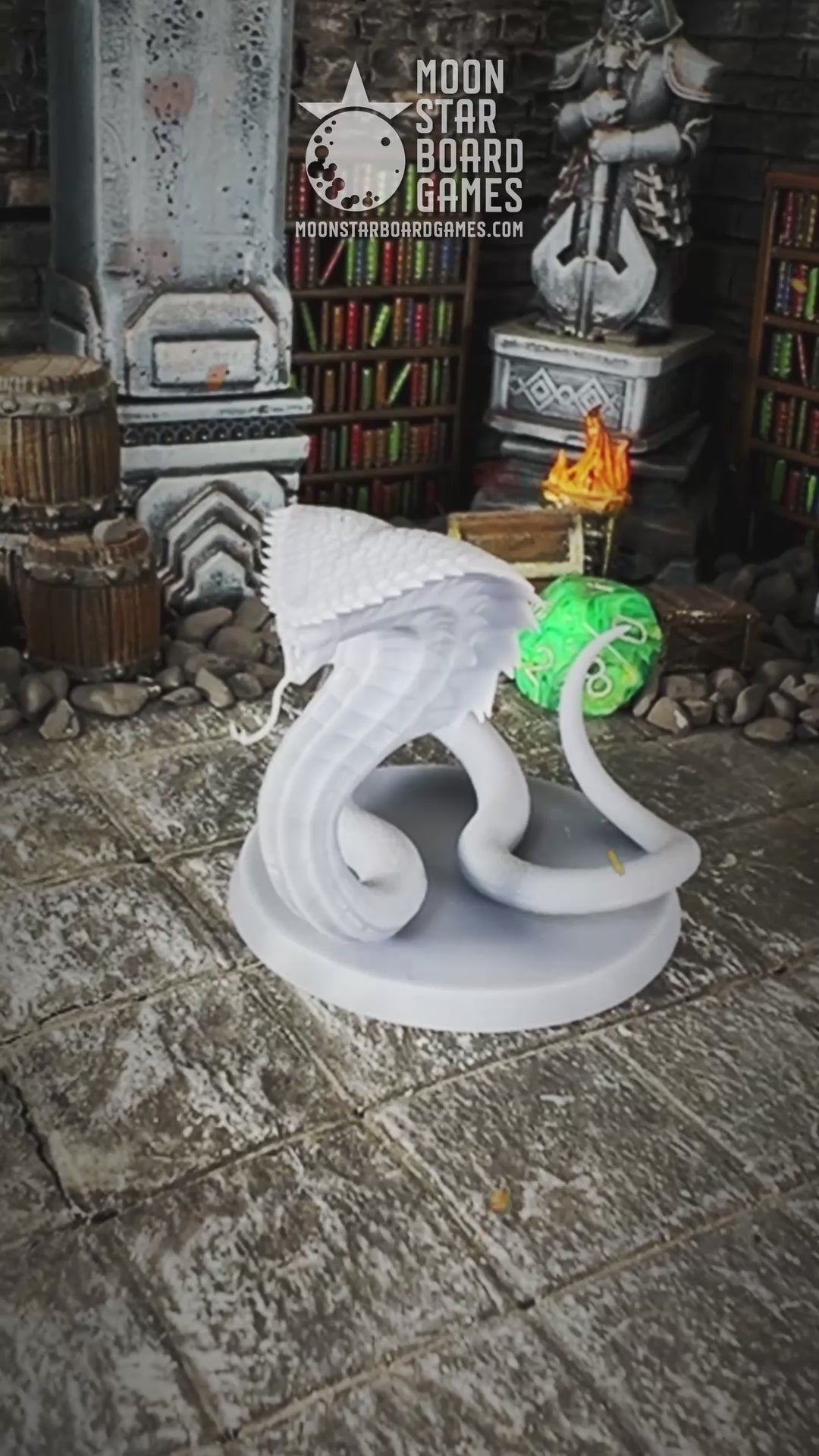 Spirit Naga - 28mm 32mm DND Miniatures D&D Minis Dungeons and Dragons