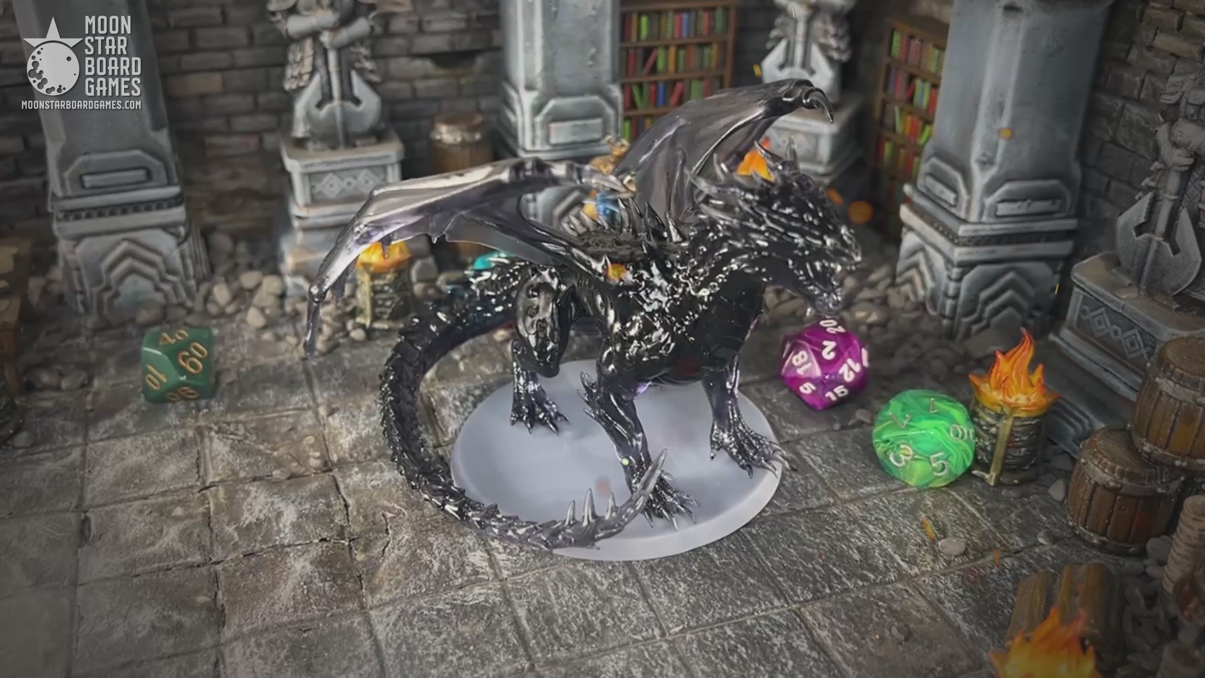 Shadow Dragon - 28mm 32mm DND Miniatures D&D Minis Dungeons and Dragons
