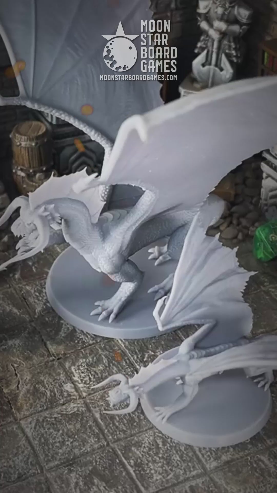 Black Dragon Nightmare 3pc - 28mm 32mm DND Miniatures D&D Minis Dungeons and Dragons